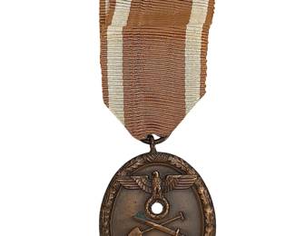 German WWII West Wall Medal - Siegfried Line - Deutsches Schutzwall-Ehrenzeichen