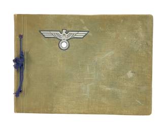 WWII German Soldier Photo Album - 156 Photos - BATTLE OF FRANCE 1940 - Guise, Soissons, Downed Potez 63-11 Aircraft
