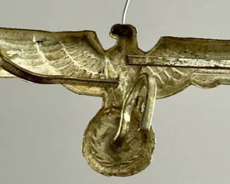 WWII German Luftwaffe 2nd Pattern Cap Eagle Insignia