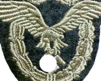 WWII German Luftwaffe Enlisted/NCO Pilot's Badge - Cloth Version