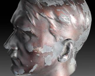 WWII Period German Adolf Hitler Bust - Signed Schmidt-Hofer - Late War Production
