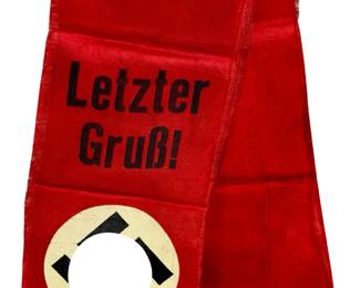 WWII German DAF Funeral Wreath Sash - Ortsgruppe Ockfen