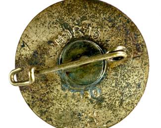 Third Reich Deutscher Siedlerbund (DSB) Enameled Membership Badge by Wilhelm Deumer