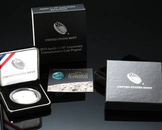 2019 Apollo 11 50th Anniversary Commemorative Coin Silver Dollar