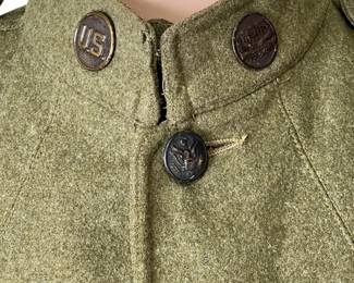 WWI US Army M1917 Tunic - 307th Tank Brigade Corporal - AEF Service - All Insignia