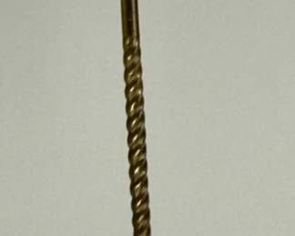 German Third Reich NSDAP ( Party) Enameled Membership Lapel Stickpin - Ges. Gesch.