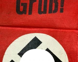 WWII German DAF Funeral Wreath Sash - Ortsgruppe Ockfen