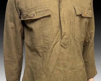 WWI US Military Army Wool Pull Over Shirt