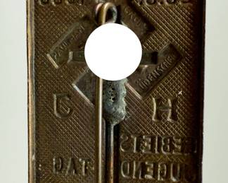 1933 Hitler Youth (HJ) Schlageter Memorial Tinnie - Düsseldorf Jugend-Tag Badge