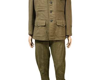 WWI US Army First Army Uniform - 30th Gas & Flame Engineers Tunic & Pants with 1st Air Park Patch & Wound Chevron