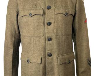 WWI US Army V (5th) Corps M1917 Wool Uniform Tunic - Field Artillery, 1918 Patch