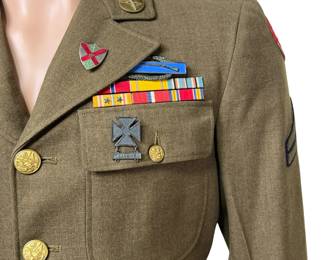 WWII US Army 31st "Dixie" INFANTRY DIV 124th REGT Uniform ETO & Pacific Service