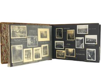 WWII German 3rd Infantry Division Photo Album - 224 Photos - Battle of France 1940 - Stalingrad Unit - Unique Luftwaffe Eagle Cover & von Gienanth Link