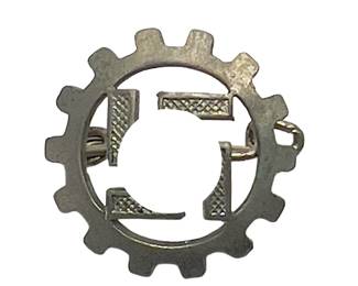 WWII German Third Reich DAF (German Labour Front) Membership Badge - RZM 35