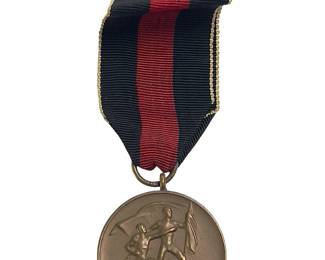WWII German "Flower Wars" Sudetenland Annexation Medal - 1 October 1938