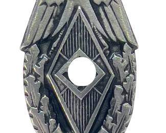 German 1938 Hitler Youth (HJ) Rally Tinnie by W. Redo, Saarlautern