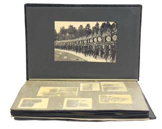 WWII German Soldier Photo Album - Infanterie-Regiment 115 & 15. Panzer-Division - AFRIKAKORPS - France, Italy - 91 Photos - RARE Multi-Theater Service