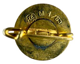 WWII German NSDStB Student League Alumni Badge - RZM M1/83 - Altherrenbund Pin