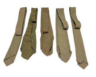 Lot of 5 Vintage US Military Ties