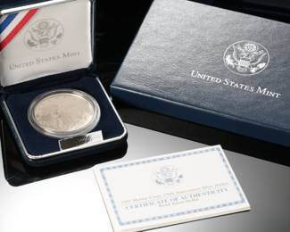 #2 2005 Marine Corps 230th Anniversary PROOF Uncirculated Silver Dollar Coin