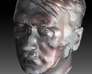 WWII Period German Adolf Hitler Bust - Signed Schmidt-Hofer - Late War Production