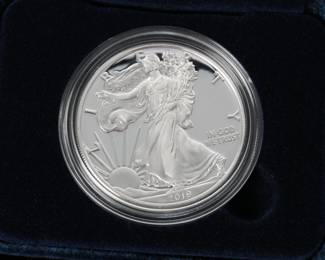 #2 2019-S American Eagle One Ounce Silver Proof Coin 19EM San Francisco Mint