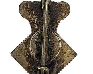 Third Reich Era German G.S.B. (Gau-Schützen-Bund) Enameled Sharpshooter's Prize Pin by Lauer, Nürnberg