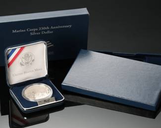 #3 2005 Marine Corps 230th Anniversary PROOF Uncirculated Silver Dollar Coin