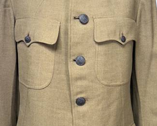 WWI M1917 US Army Quartermaster Corps Serice Coat Military Uniform Jacket