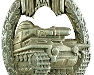 Rare German Condor Legion Tank Badge - Spanish Civil War Panzertruppenabzeichen