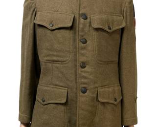 WWI US Army First Army Uniform - 30th Gas & Flame Engineers Tunic & Pants with 1st Air Park Patch & Wound Chevron