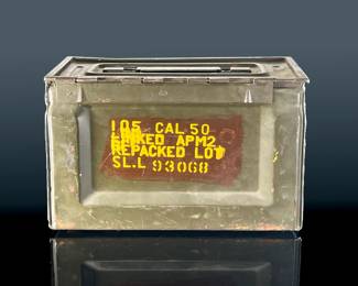 Empty Side-Opening Military Ammunition Box Ammo Can