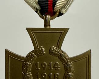 German WWI Cross of Honor for Non-Combatants (Hindenburg Cross)