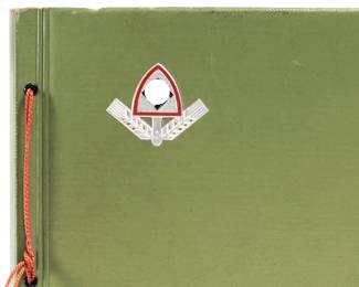 WWII German Photo Album Reichsarbeitsdienst (RAD) Officer's Photo Album with Signed Hitler Quote & Unit Identification