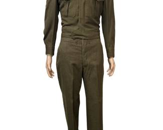 Korean War US Army 2nd Infantry Division Ike Jacket Uniform Grouping – Combat Infantryman Badge Cib