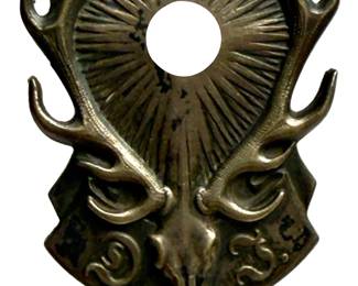 WWII Third Reich German Hunting Association (Deutsche Jägerschaft) Hat Badge