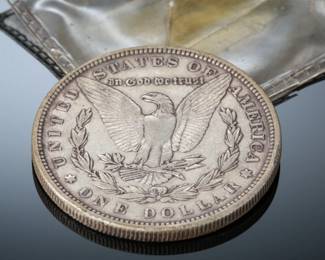 1879 US Morgan Silver Dollar Coin