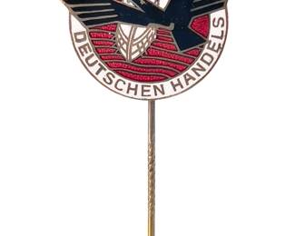 German WWII Era Reich Estate of German Commerce Stick Pin - Reichsstand des Deutschen Handels