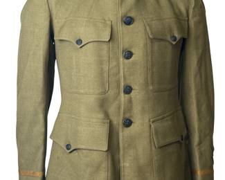 WWI US Army Officer's Tunic - Captain, 343rd Field Artillery, 90th Div, IV Corps AEF - All Original Insignia