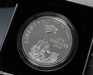 #2 U.S. Marine Corps 250th Anniversary 2025 Proof Silver Dollar