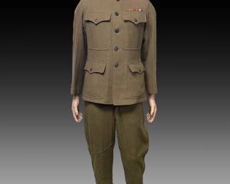 WWI U.S. Army Corporal's M1917 Service Uniform - 27th "New York" Division - Transportation Corps - Complete Tunic, Breeches & Hat