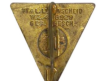Rare Pre-BDM German "NSJ Mädchenschaft" Youth Badge by Steinhauer & Lück