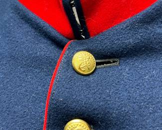 Antique USMC Marine Corps Dated 1909-1910 Dress Blues Tunic Military Uniform