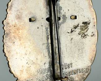 German Weimar Era FREIKORPS Schlageter Memorial Badge RHEIN RUHR 1923 Paul Küst Maker Marked
