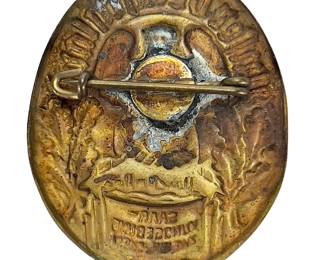 German 1930s Deutsche Front (DF) Saar Rally Tinnie - Pre-Plebiscite Badge