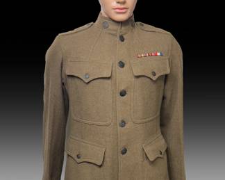 WWI U.S. Army Corporal's M1917 Service Uniform - 27th "New York" Division - Transportation Corps - Complete Tunic, Breeches & Hat