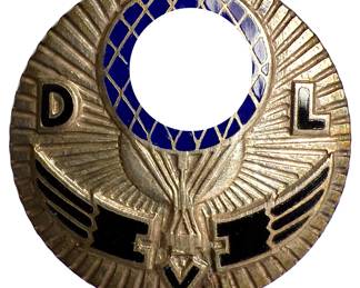 WWII German DLV (Deutscher Luftsportverband) Balloonist's Stickpin Badge