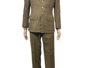 WWII US Army T/4 Uniform, 27th Infantry Division & 10th Army Okinawa Combat Patch