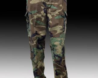 Vintage 1995 US Army BDU Woodland Camo Hot Weather Combat Trousers