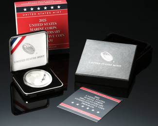 #2 U.S. Marine Corps 250th Anniversary 2025 Proof Silver Dollar